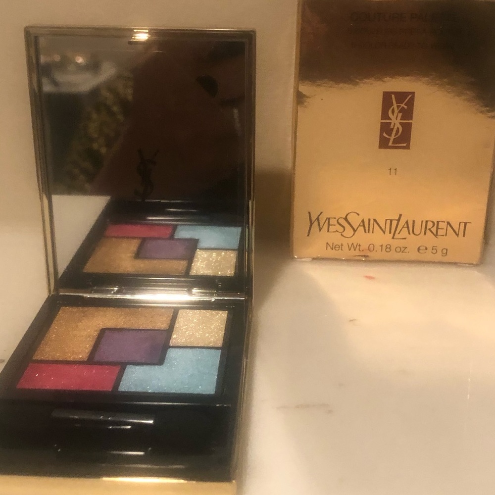 new YSL eyeshadow palette full-size with box